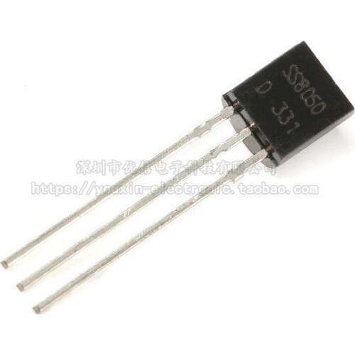 100pcs / 1 lot Original Transistor SS8050 Double S High Current TO-92