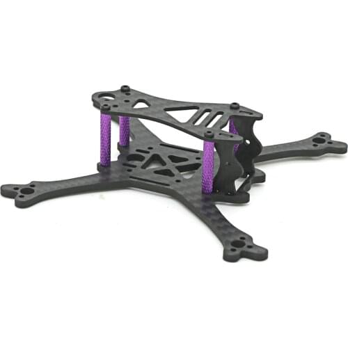 3K Full Carbon Fiber Skystars Bolt X120mm 3mm arm Freestyle Frame for FPV Racing
