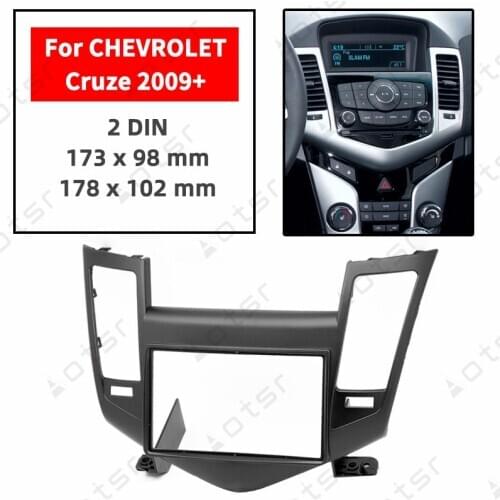 Car Radio Fascia Stereo Panel Plate For CHEVROLET Cruze 2009 2010 2011 2012 2013 2014 2015 Frame Dash Kit