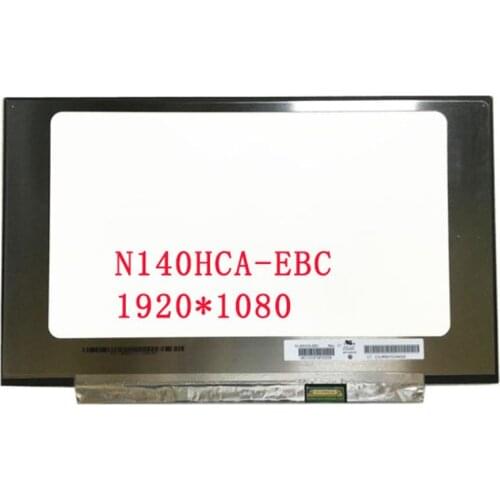 Free shipping N140HCA-EBC N140HCA EBC Laptop LCD screen 1920*1080 EDP 30pins