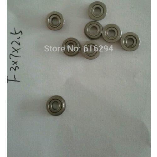Free shipping---F683ZZ flange bearings 3*7*2.5 20PCS F683ZZ(3*7*2.5MM) bearing