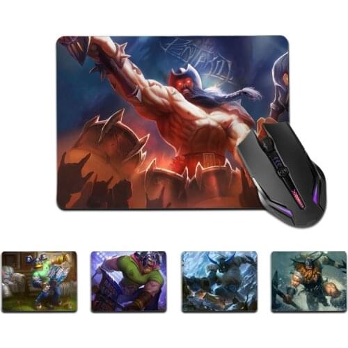 FHNBLJ Top Quality league of legends Olaf Comfort Mouse Mat Gaming Mousepad Top Selling Wholesale Gaming Pad mouse