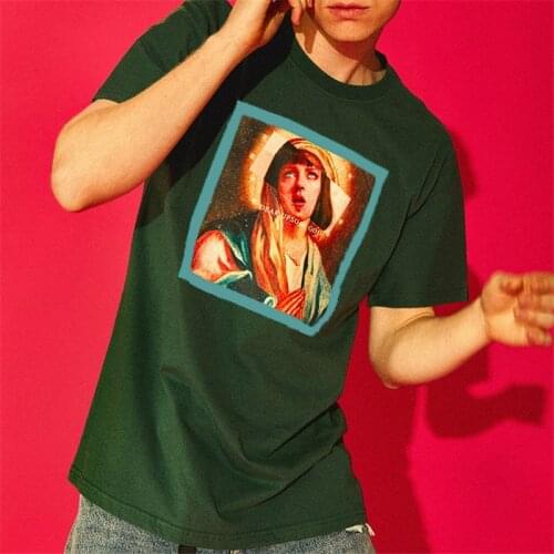 Mens T-Shirt New Harajuku Punk Streetwear couple tide brand ins spoof printing HipHop short-sleeved female Funny t shirts TX149