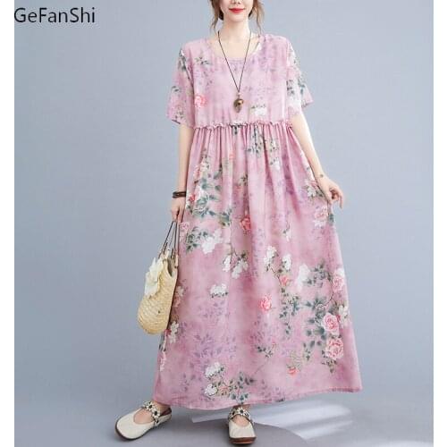 GeFanShi Floral Summer Dresses