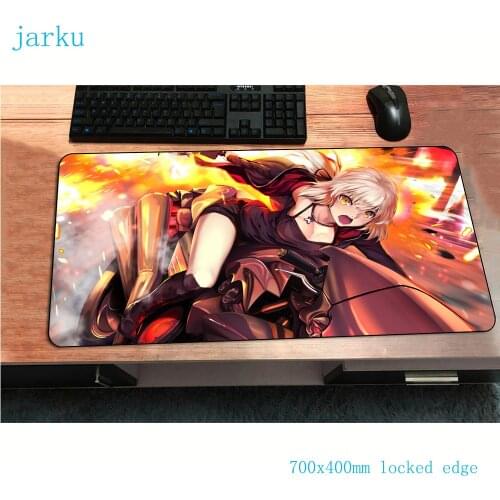 Saber Alter fate mouse pad 700x400x2mm gaming mousepad Personality gamer mouse mat pad animekeyboard computer mouse play mats