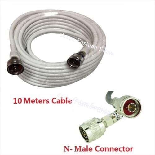 10m RG6 Extender Coaxial Cable 75ohm for signal booster/amplifier/repeater,cable TV line,Communication/shielded coaxial cable