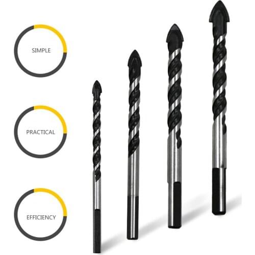 Multi Functio Triangular Drill Bits Hole Openers For Ceramic Drilling glass Concrete Household gadget woodworking Auto Tool #40