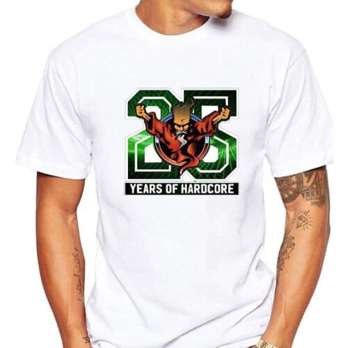 Mens Thunderdome T Shirt Casual Tee Tops Hardcore Wizard Printed Design T-shirt cool Short Sleeve Men Clothes Oversized Tshirts