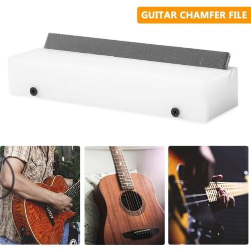 Guitar Fret Beveling File 35 Degree End Bevel-Flush Files for Luthier Angle Repair Tool Musical Stringed Instrument Guitar Parts