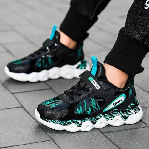 Boys Non-slip Fashion Sneakers Children Casual Shoes Boys Child Flats Kids Shoes Rubber Girls Students Unisex Walking Shoe Kid