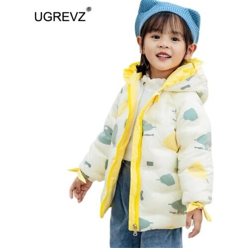 2020 New Winter Girls Jacket Hooded Warm Thicken Down Childrens Jacket Baby Girls Vlothes Kids Coat for Girls Outerwear Parkas