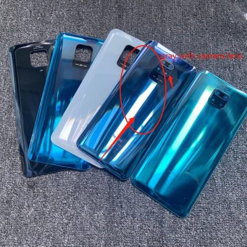 New For Xiaomi Redmi Note 9S Battery Cover Back Glass Panel Rear Housing Case For Redmi Note 9S Back Battery Cover Door