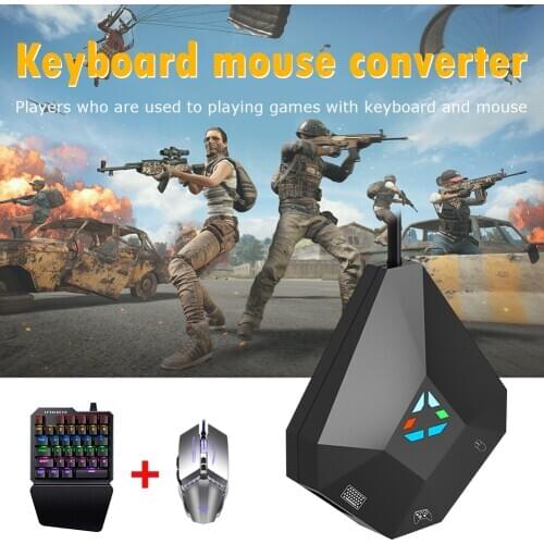 Mouse Adapter Classic Colors and Simple Durable Design USB Wired Game Controller Converter Keyboard for Switch/Xbox/PS4