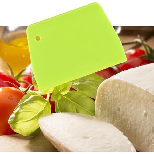 Fondant Dessert Pizza Bread Plastic Scraper Cutter Cake Spatula Baking Tool