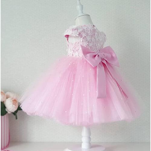 Princess Flower Girl Dress Summer Tutu Birthday Party Kids Dresses For Girls Childrens Costume Teenager Prom Designs