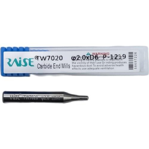 Raise 0.9/1.0/1.2/1.5/2.0/2.5/3.0mm Carbide End Mill Cutter for Handle Vertical Mechanical Key Machine