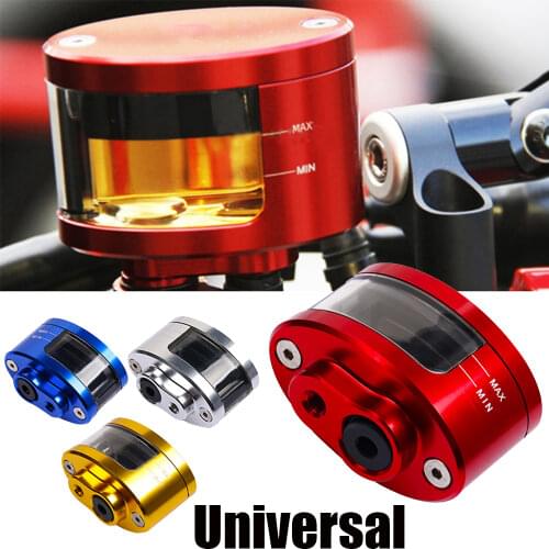 RIZ0MA Motorcycle Brake Fluid oil Reservoir Cup Tank Support Bracket For KTM YAMAHA MT07 MT09 R3 R25 XMAX TMAX 500 530 cb650r
