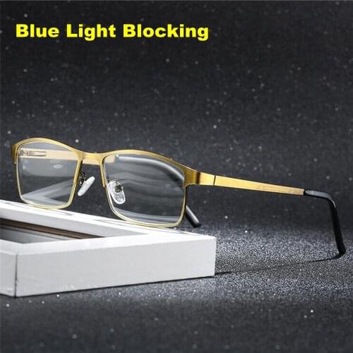 Blue Light Blocking Reading Glasses Anti Blue Ray Seeing Computer Metal Men Women Unisex
