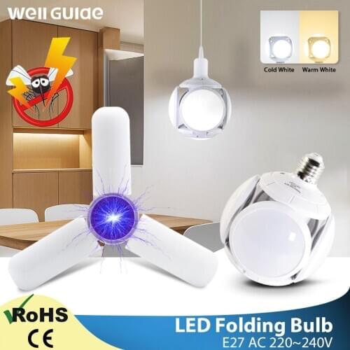 LED lamp E27 LED Bulb 60W 40W 9W AC 220V Cold White Warm White Bombilla Spotlight Lampada LED light football UFO lamp for home