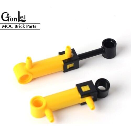 High-Tech Pneumatics Pump Parts 19475 Pneumatic Cylinder 1x5 MOC Building Block Bricks 19467c01 DIY Educational Kids Toys