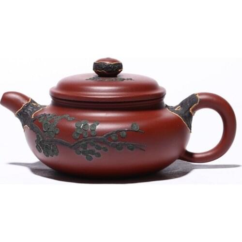 Yixing Purple Clay Teapot Handmade Teapot Collection Dahongpao Songyun Antique Kung Fu Teapot Tea Set Chinese Tea Set