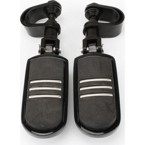 1 Pair Motorcycle Footrests Clamp Highway O-Ring Pegs Foot Pegs Engine Guard Crash Bar For Honda GoldWing GL1800 VT750 Shadow