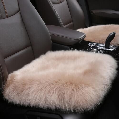 100% Natural Australian Sheepskin Car Seat Covers Universal Fur Wool Car Seat Cushion Winter Soft Warm Car Seat Cover