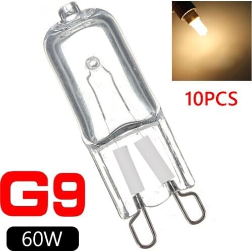 10x G9 20W/25W/40W/60W 220V 2900K Light For Wall Lamps Clear Glass Each indoor lighting Warm White Halogen Halogen Bulb Lamp