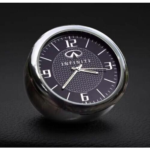 1X Car Clock Auto Accessories Dashboard interior Decoration For Infiniti QX30 JX35 QX80 FX G M EX Q50 Q60 Q70 QX50 QX60 QX70 Q30