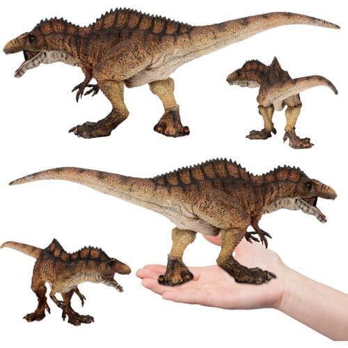 32cm Resin Dinosaur Model Toys Gum Paint Jurassic Park High Spines Dinosaur Mouth Can Open and Close Action Figure Anime Figure