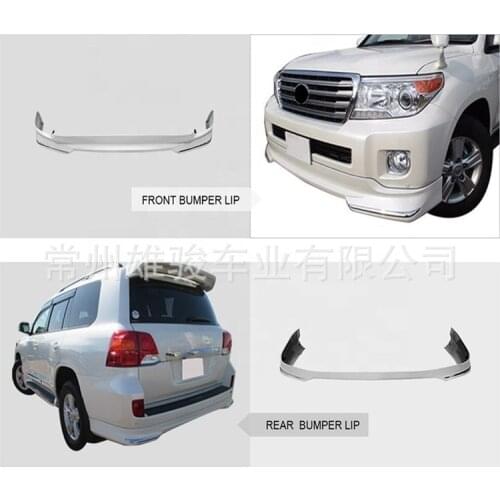 Suit For Front Apply Rear Bumper Lips Mud Flaps the 2012 Body Kit Toyota Land Cruiser