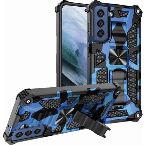 For Samsung S21 FE 5G Case for Galaxy A12 A22 A82 A42 A32 5G A02S A03S M12 4G F12 A72 A52 Camouflage Armor Cover S21 Ultra Case