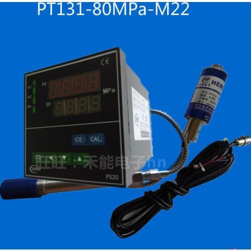 High temperature melt dual temperature and pressure sensor, PT131-80MPa-M22 + pressure instrument