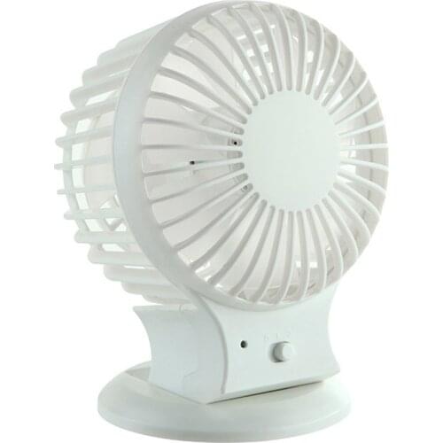 Low Noise Compact Handheld USB Fan Cooler Cooling Fan Double Blades Rechargeable Handy Small Desk Desktop USB Cooling Fan Table