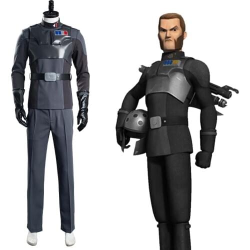 Star Cosplay Costume Wars Rebels Agent Kallus Cosplay Officer Uniform Suit Outfit Halloween Carnival Party Costume