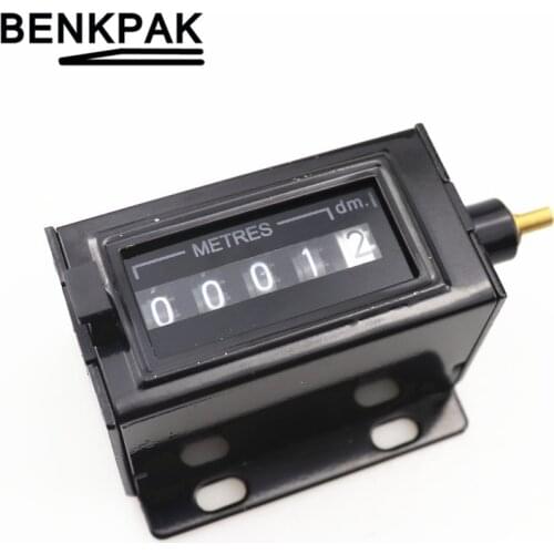 5 digits rotation mechanical counter