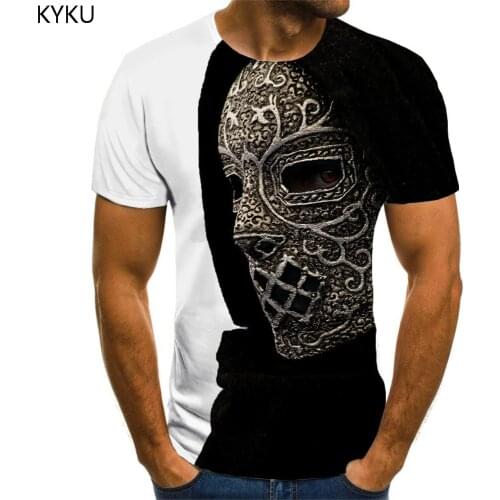 3d Tshirt Skull T-shirt Men Punk Rock Tshirt Printed Hip Hop T-shirts 3d Novel Shirt Print Mens Clothing summer Fashion