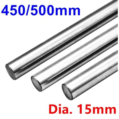 Cylinder Liner Rail Shaft Optical Axis Dia 15Mm 450/500mm Hardened Smooth Rods Round Bar