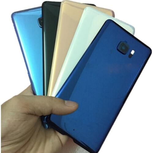 UUltra Back Cover For HTC U Ultra 5.7inch Housing Glass Rear Door Repair Replacement Battery Case