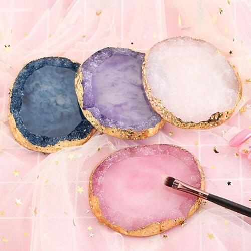Nail Palette Multifunctional Eco-friendly Resin Color Pigment Mix Plate for Mixing Foundations
