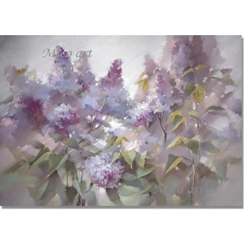 Dropship Abstract Flower Oil Painting Pure Handmade Canvas Wall Art Decorative Items Textured Acrylic Paintings Free Shipping