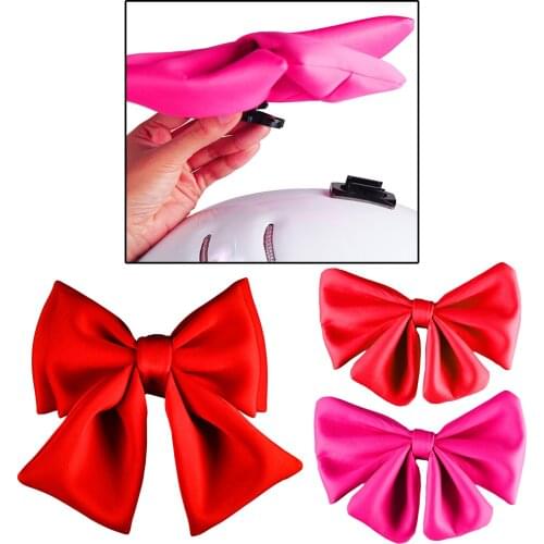 Motorcycle Helmet Butterfly Knot Motocross Full Face Off Road Helmet Decoration Accessory for Women Helmet Car Styling