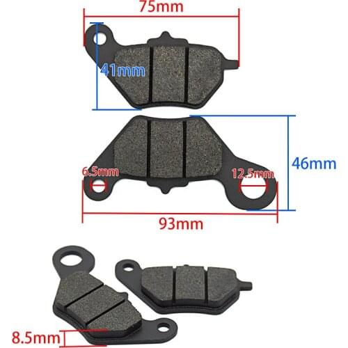 Motorcycle Hot junction Metal Ceramics Front and Rear Brake Pads For Kawasaki EX 250 Ninja 250 R 2008-2012EX 300 Ninja 2013-2016