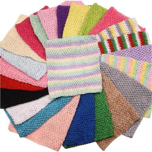 28pcs 9inch Tube Top Pettiskirt Tutu chest wrapped Crochet Tube Tops Chic Apparel accessories Boutique Wrapped Bands Accessory