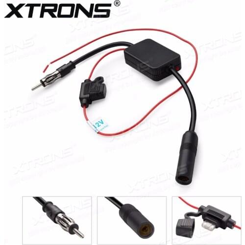 XTRONS RAMP01 12V Universal Car FM AM Radio Signal Amplifier Reception Booster