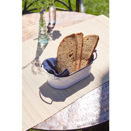 Bread Storage Box Metal Container Black White With Handles For Kitchen Countertop Bread Cookies Storage Holder Container Bread