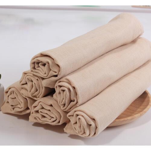 1pc 40x40cm Colored Cotton Gauze Handkerchief Baby Double Gauze Saliva Towel Feeding Towel Washing Face Towel Non Fluorescent