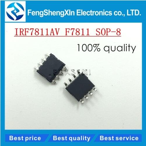 10pcs/lot New IRF7811AV IR7811AV F7811 SOP-8 IRF7811 SMD-8 F7811AV MOSFETS NEW ORIGINAL IC