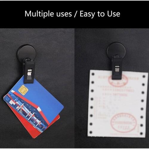 2PCS Car Access Card Holder Ticket Glasses Clip Multipurpose Clamp Auto Accessories Glasses Clip Multi-function Card Holder
