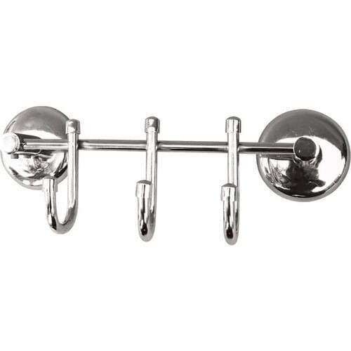 Cekinox Home 3 Pcs Bathroom Hanger Chrome (Dübelli)